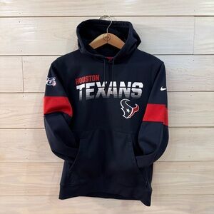 Houston Texans Mens Nike Sideline Therma-Fit Performance Hoodie - Medium